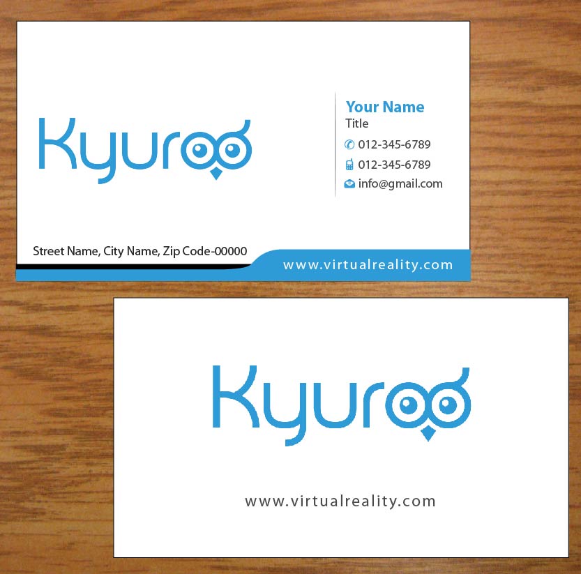 Visitenkarten-Design von Joy16589 für Kyuroo | Design #3355584