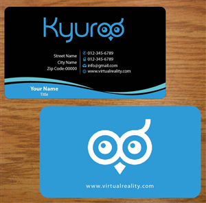 Visitenkarten-Design von Joy16589 für Kyuroo | Design: #3355587