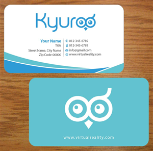 Business Card Design by Joy16589 for Kyuroo | Design: #3360854
