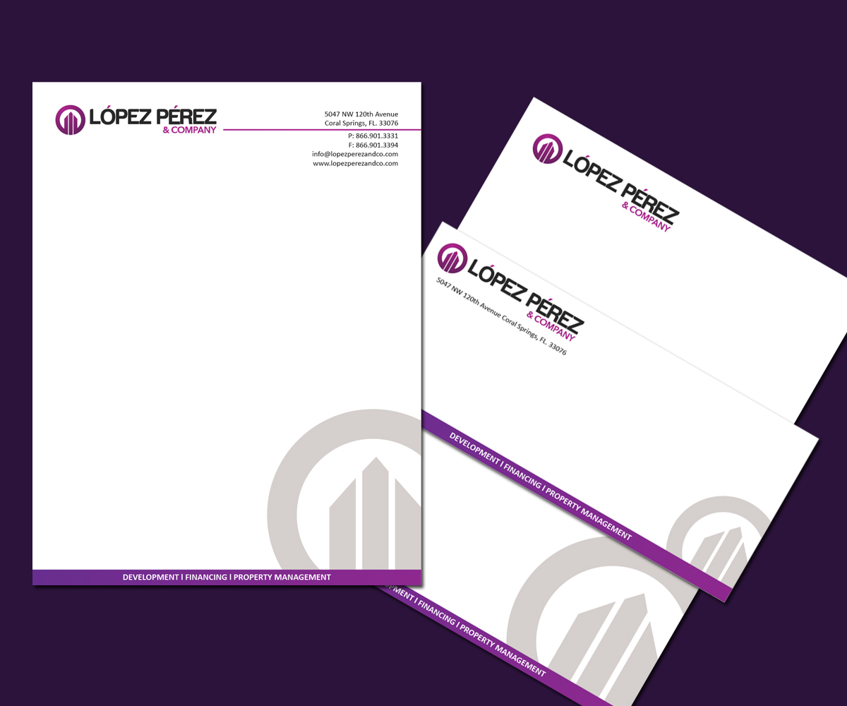 Schreibwaren-Design von erpin für Lopez Perez & Company | Design #3359695