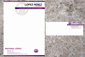 Schreibwaren-Design von XGraffics für Lopez Perez & Company | Design #3362928