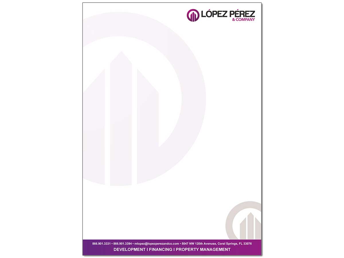 Stationery Design by JacobHill for Lopez Perez & Company | Design #3355166