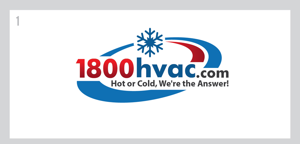 Logo Design by ESolz Technologies for 1800hvac | Design #3364703