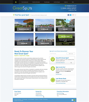 Web Design by A.D.S for Great Spots | Design: #3404871