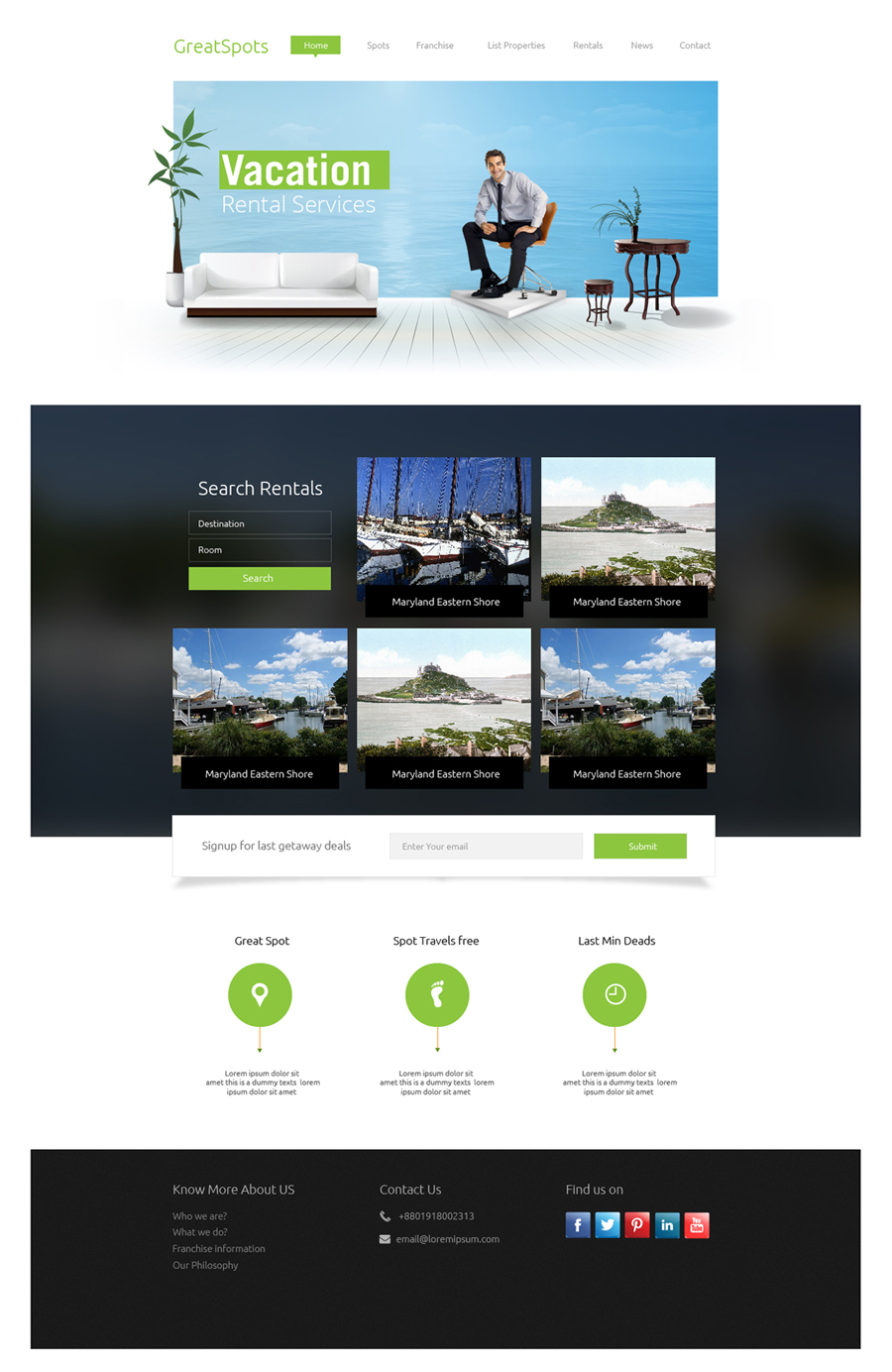Web Design by sephiroth for Great Spots | Design #3357421