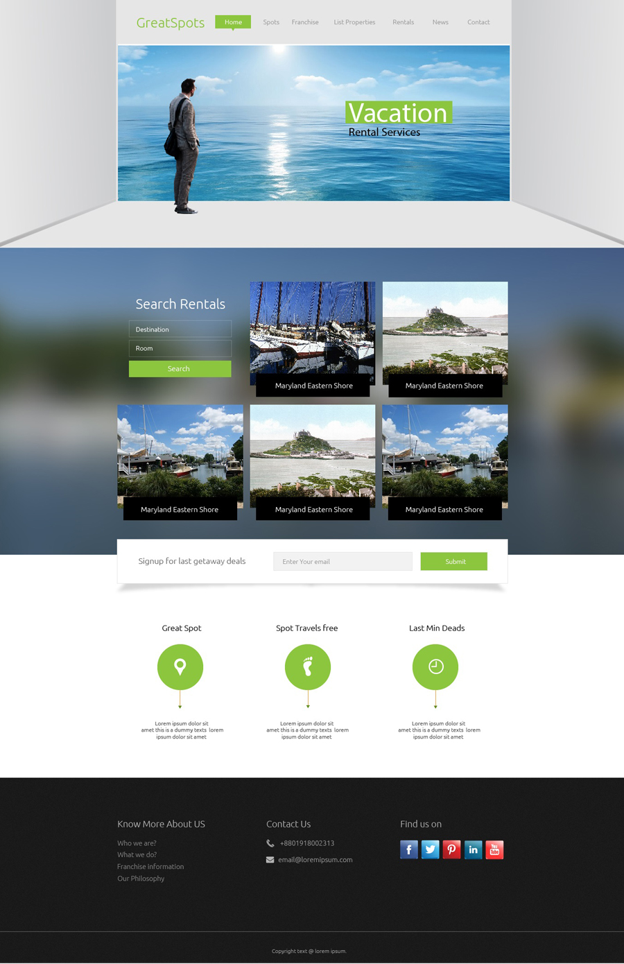 Web Design by sephiroth for Great Spots | Design #3368095