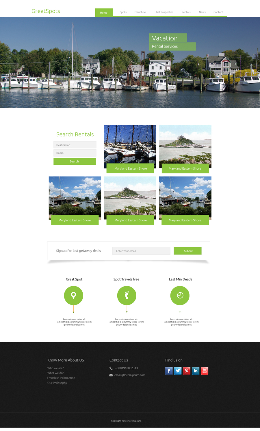 Diseño Web por sephiroth para Great Spots | Diseño #3368788