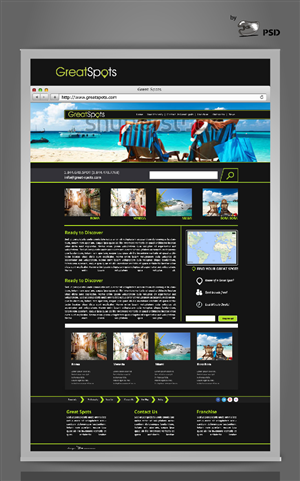 Web Design by byPSD for Great Spots | Design: #3393519