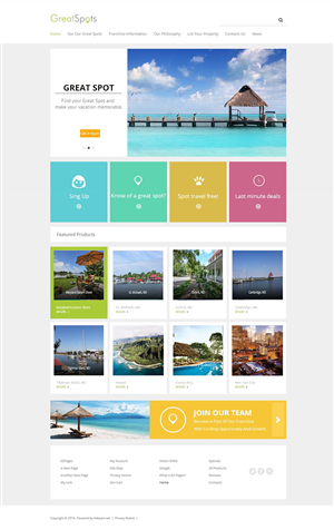 Diseño Web por Shoaib Abbasi para Great Spots | Diseño #3417010