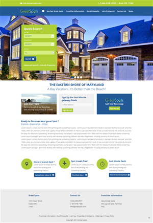 Web Design by pb for Great Spots | Design: #3382828