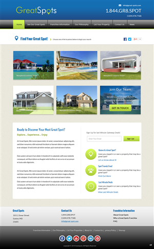Web Design by pb for Great Spots | Design: #3382832
