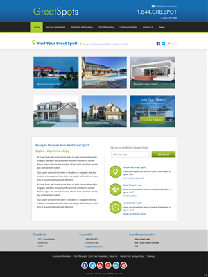 Web Design by pb for Great Spots | Design: #3382838