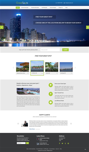 Diseño Web por pb para Great Spots | Diseño: #3382873