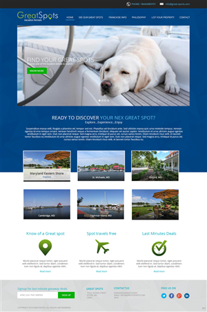 Diseño Web por pb para Great Spots | Diseño: #3382880