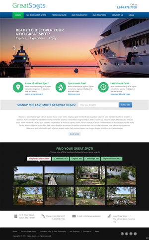 Diseño Web por pb para Great Spots | Diseño: #3382892