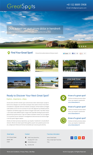 Diseño Web por pb para Great Spots | Diseño: #3394175
