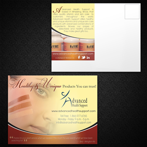Postcard Design by Mon01 for NuVIME, Inc | Design: #3388515