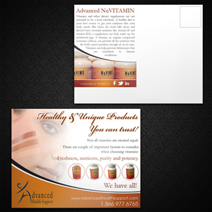 Postcard Design by Mon01 for NuVIME, Inc | Design #3396946