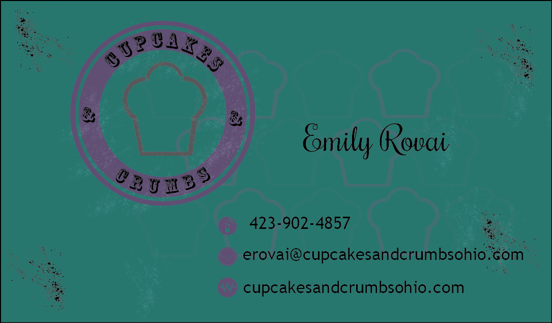 Business Card Design by PriDegree for Cupcakes and Crumbs | Design #3373963
