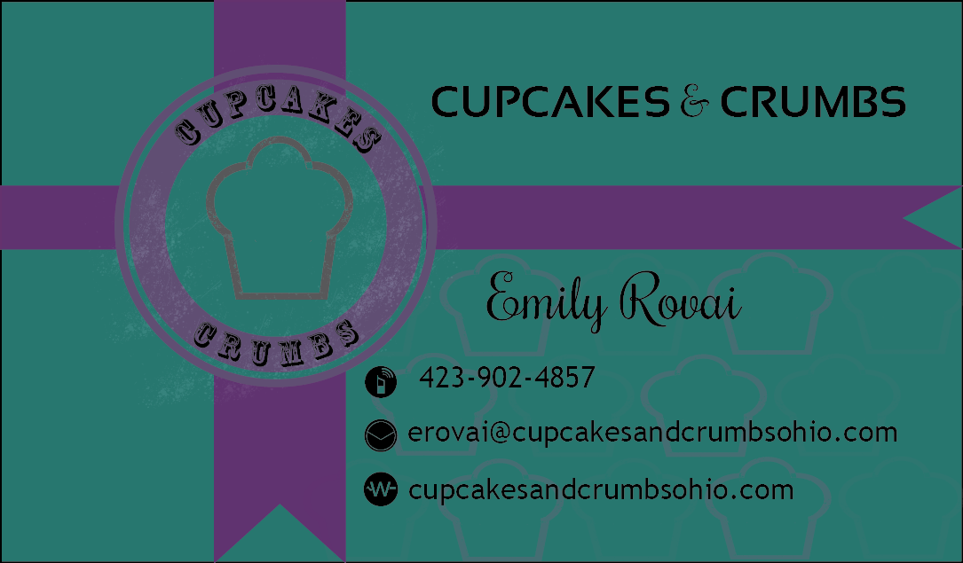 Business Card Design by PriDegree for Cupcakes and Crumbs | Design #3374585