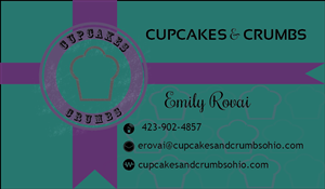 Design de Carte de Visite par PriDegree pour Cupcakes and Crumbs | Design : #3374585