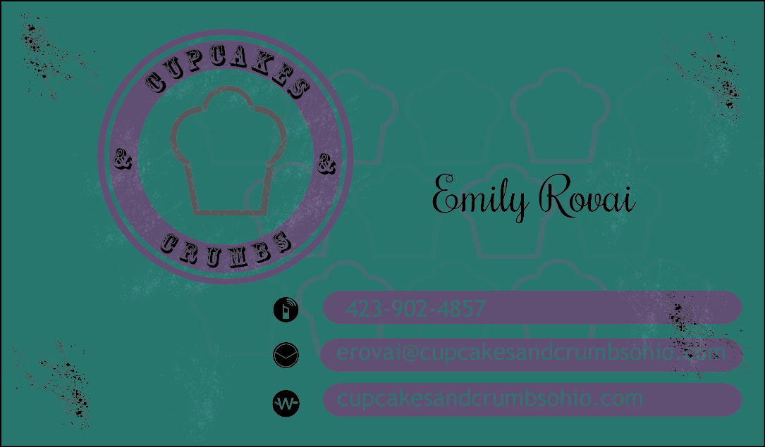 Business Card Design by PriDegree for Cupcakes and Crumbs | Design #3374608