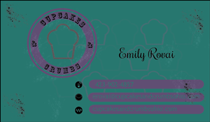 Design de Carte de Visite par PriDegree pour Cupcakes and Crumbs | Design : #3374608