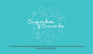 Business Card Design by  ilanos_sonali for Cupcakes and Crumbs | Design #3366511