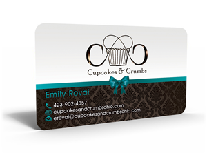 Business Card Design by Hardcore Design for Cupcakes and Crumbs | Design: #3391422