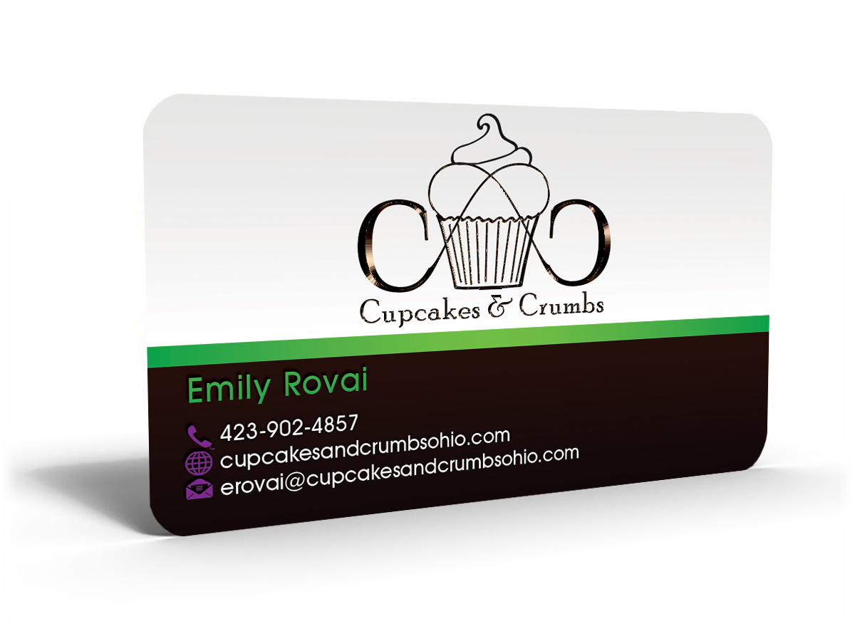 Business Card Design by Hardcore Design for Cupcakes and Crumbs | Design #3393979