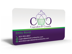 Business Card Design by Hardcore Design for Cupcakes and Crumbs | Design: #3393983