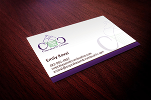 Business Card Design by Hardcore Design for Cupcakes and Crumbs | Design #3398756