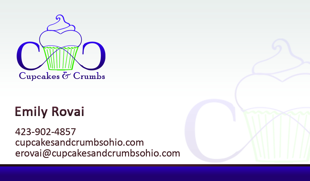 Design de Carte de Visite par Hardcore Design pour Cupcakes and Crumbs | Design #3437228