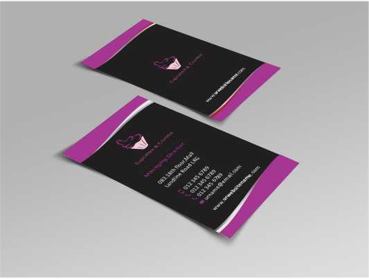 Business Card Design by AwsomeD for Cupcakes and Crumbs | Design #3364046
