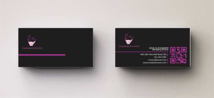 Business Card Design by AwsomeD for Cupcakes and Crumbs | Design #3364048