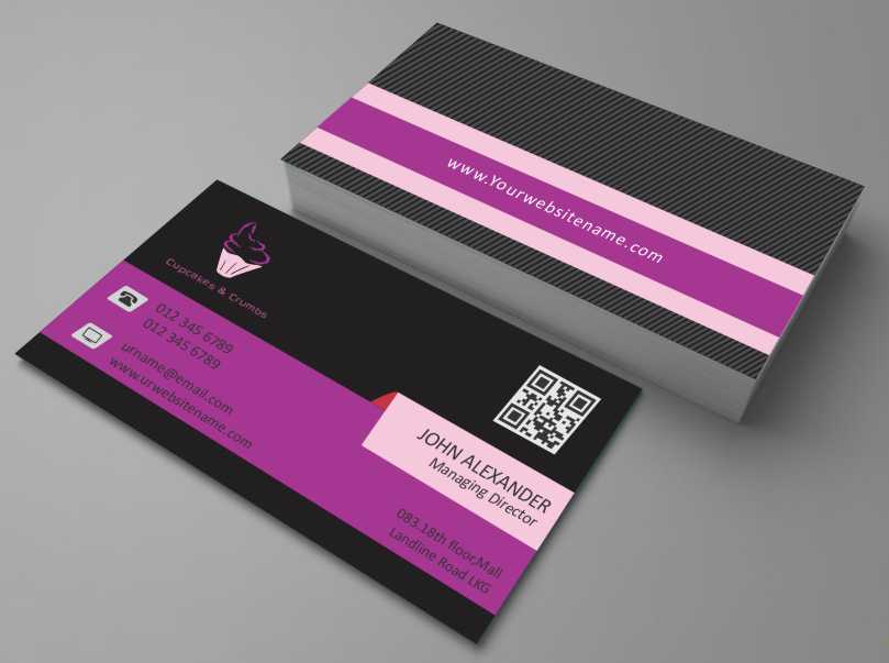 Business Card Design by AwsomeD for Cupcakes and Crumbs | Design #3364050