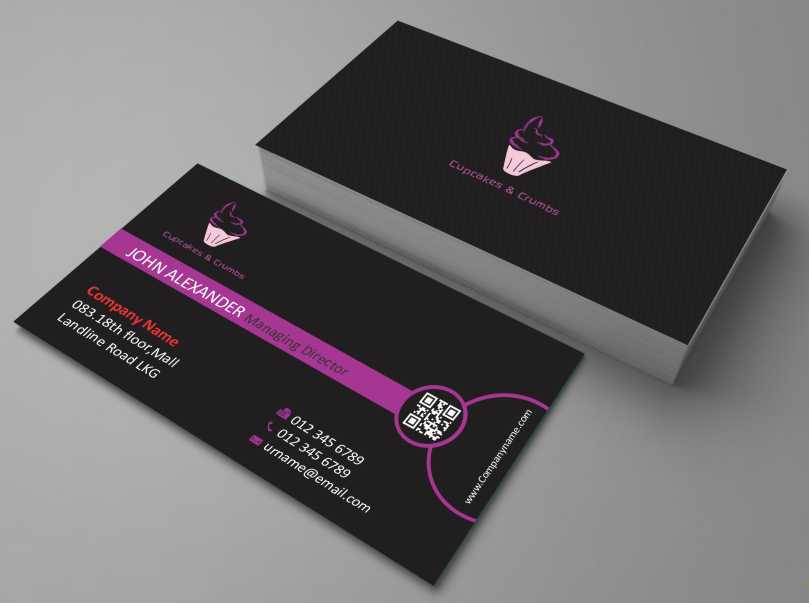 Business Card Design by AwsomeD for Cupcakes and Crumbs | Design #3364051