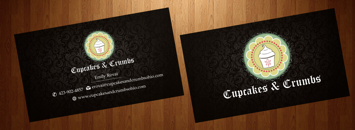 Business Card Design by HarmiDesigning for Cupcakes and Crumbs | Design #3355632