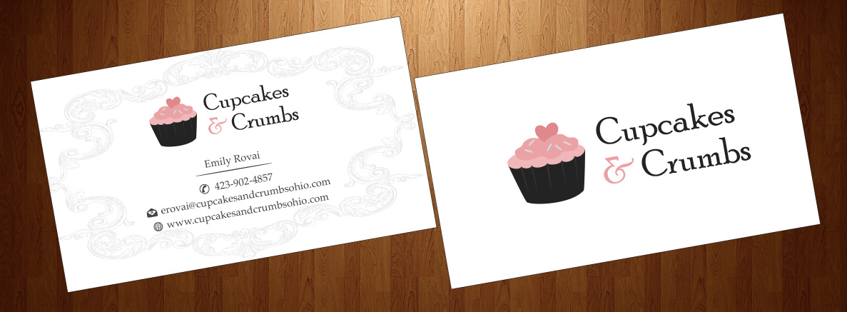 Business Card Design by harmi_199 for Cupcakes and Crumbs | Design #3355633