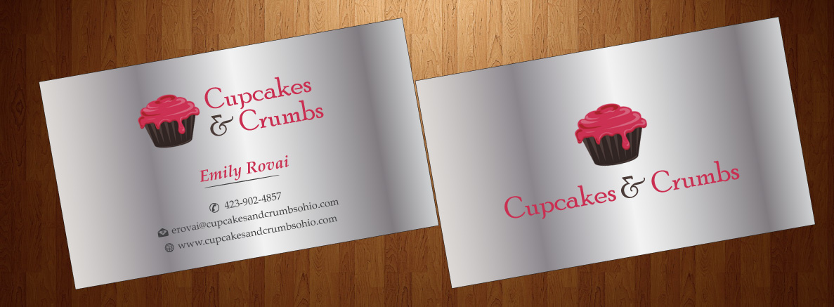 Business Card Design by harmi_199 for Cupcakes and Crumbs | Design #3355640
