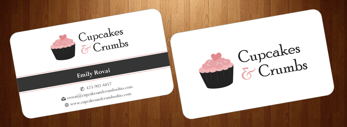 Business Card Design by harmi_199 for Cupcakes and Crumbs | Design #3355662