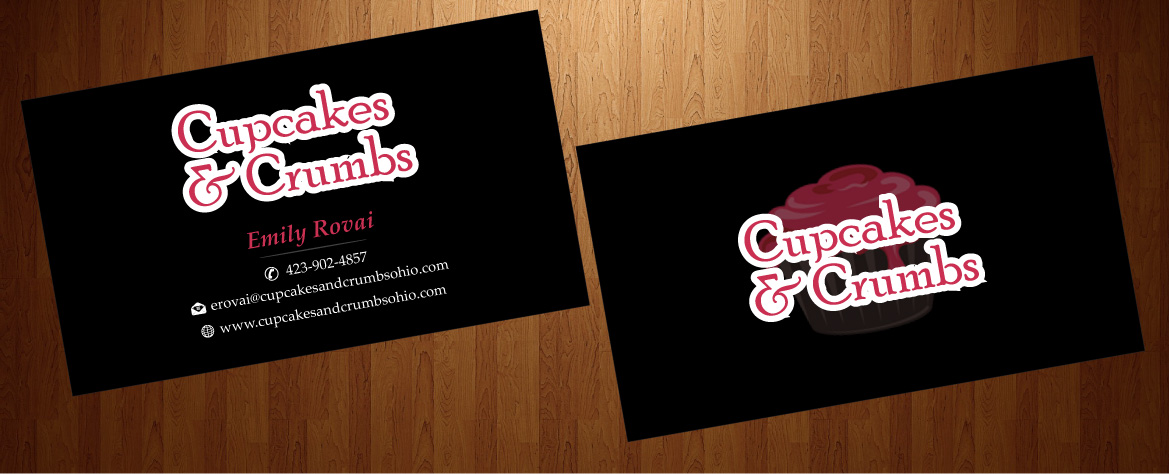 Business Card Design by harmi_199 for Cupcakes and Crumbs | Design #3360179
