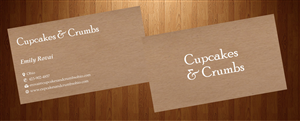 Business Card Design by harmi_199 for Cupcakes and Crumbs | Design: #3360247