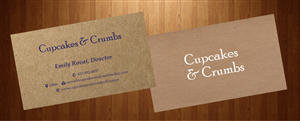 Business Card Design by harmi_199 for Cupcakes and Crumbs | Design: #3360277