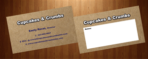Business Card Design by harmi_199 for Cupcakes and Crumbs | Design: #3360360