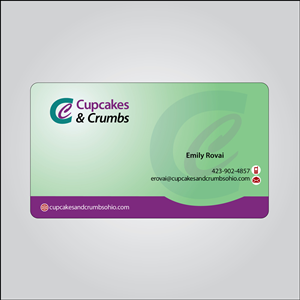 Design de Carte de Visite par MTu pour Cupcakes and Crumbs | Design : #3377243