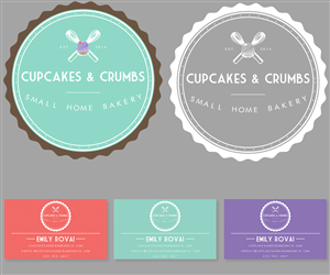 Business Card Design by dvn for Cupcakes and Crumbs | Design: #3374565