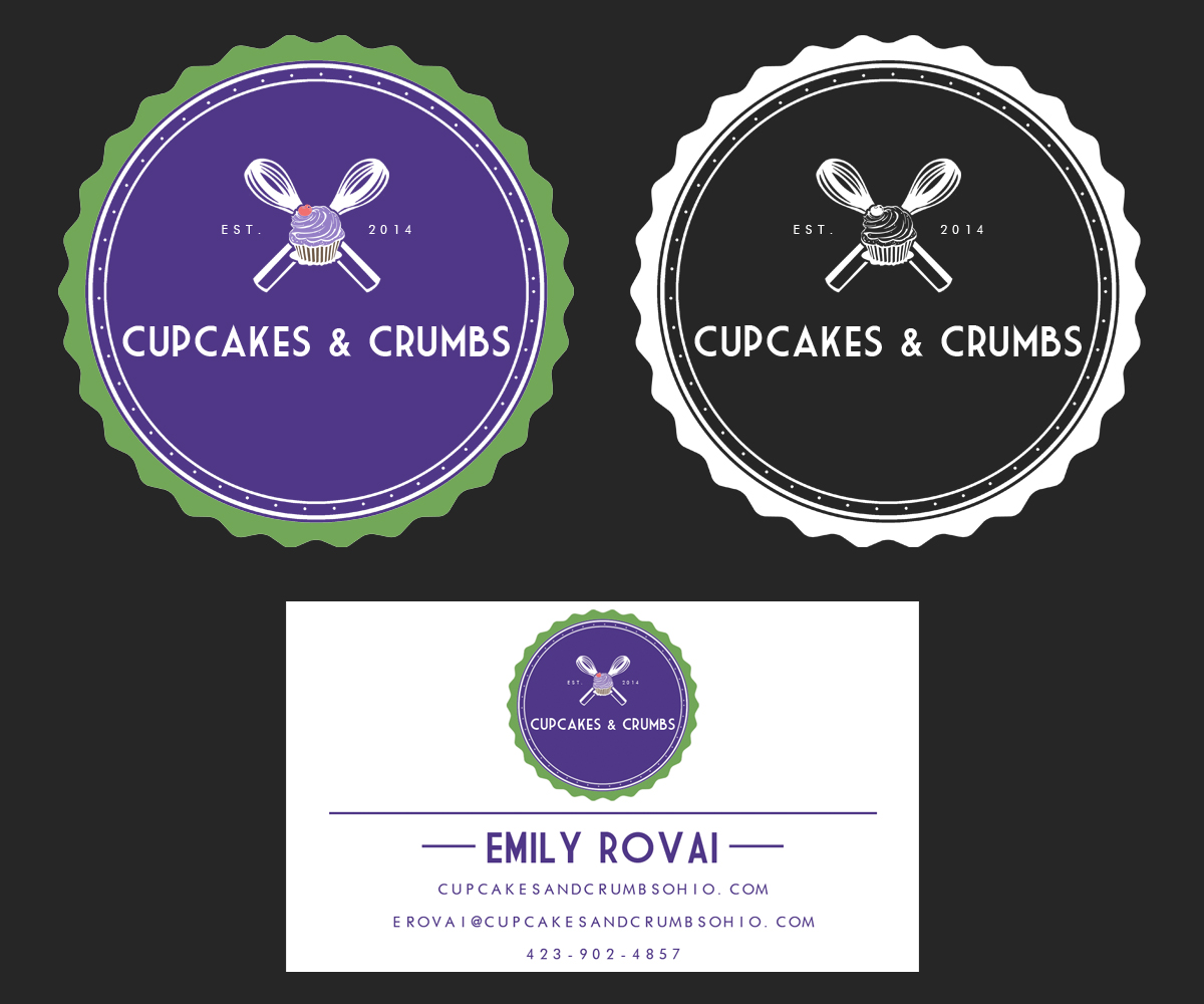 Business Card Design by dvn for Cupcakes and Crumbs | Design #3392688