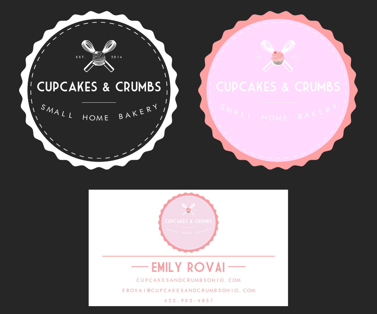 Business Card Design by dvn for Cupcakes and Crumbs | Design #3392698