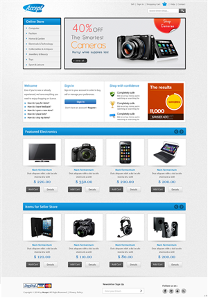 Web Design by pb for this project | Design: #3360912